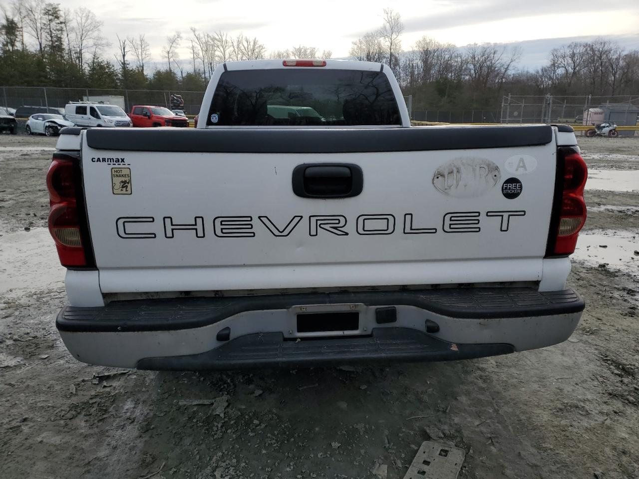 2006 Chevrolet Silverado VIN 3GCEC14X66G257369 Copart auction photo, vandalism / minor dent/scratches damage thumbnail 6