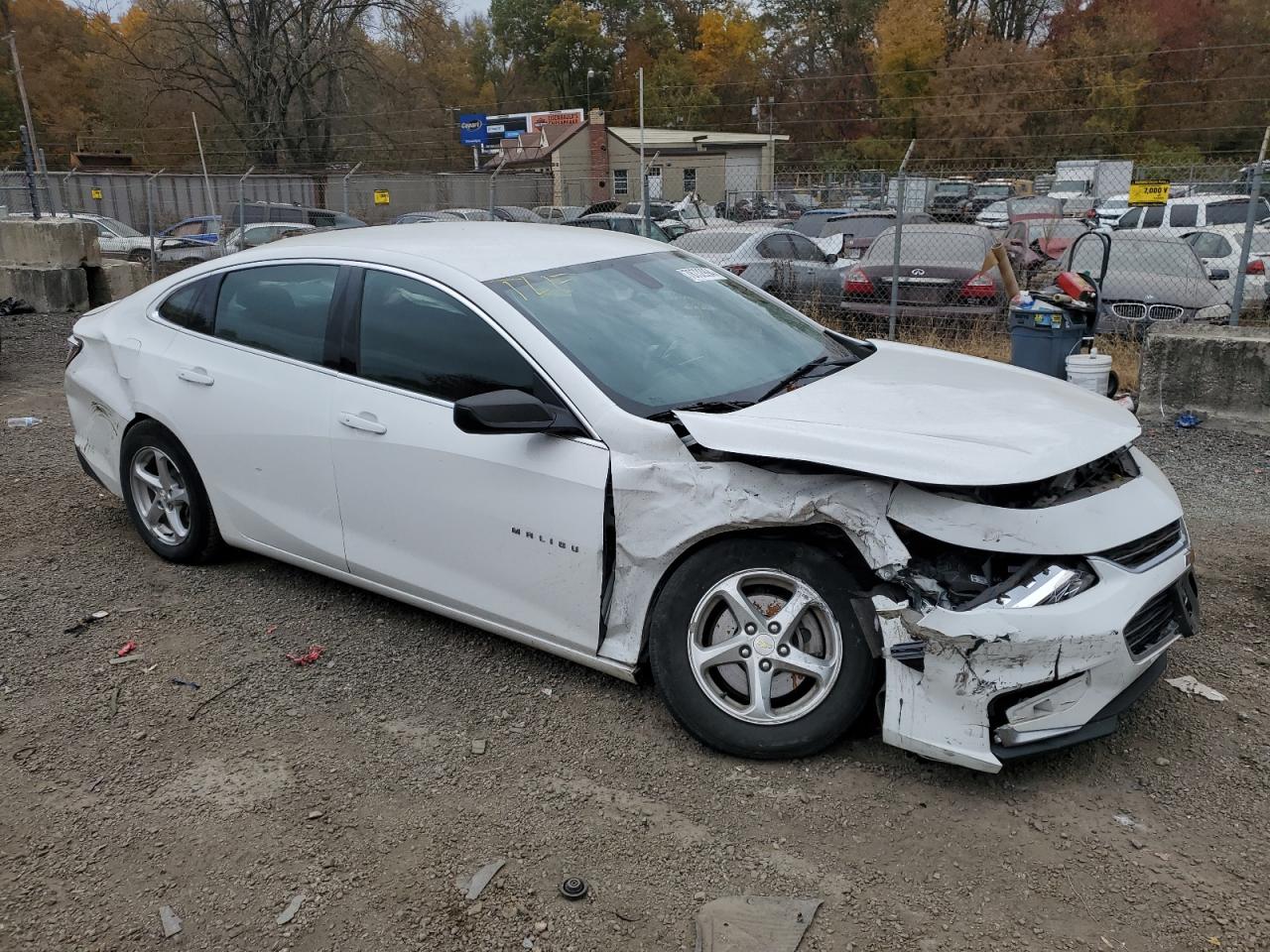 2018 Chevrolet Malibu VIN 1G1ZB5ST8JF288458 Copart auction photo, front end / rear end damage thumbnail 4