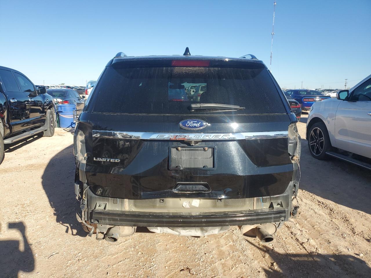 2017 Ford Explorer VIN 1FM5K7F86HGE42933 Copart auction photo, rear end damage thumbnail 6