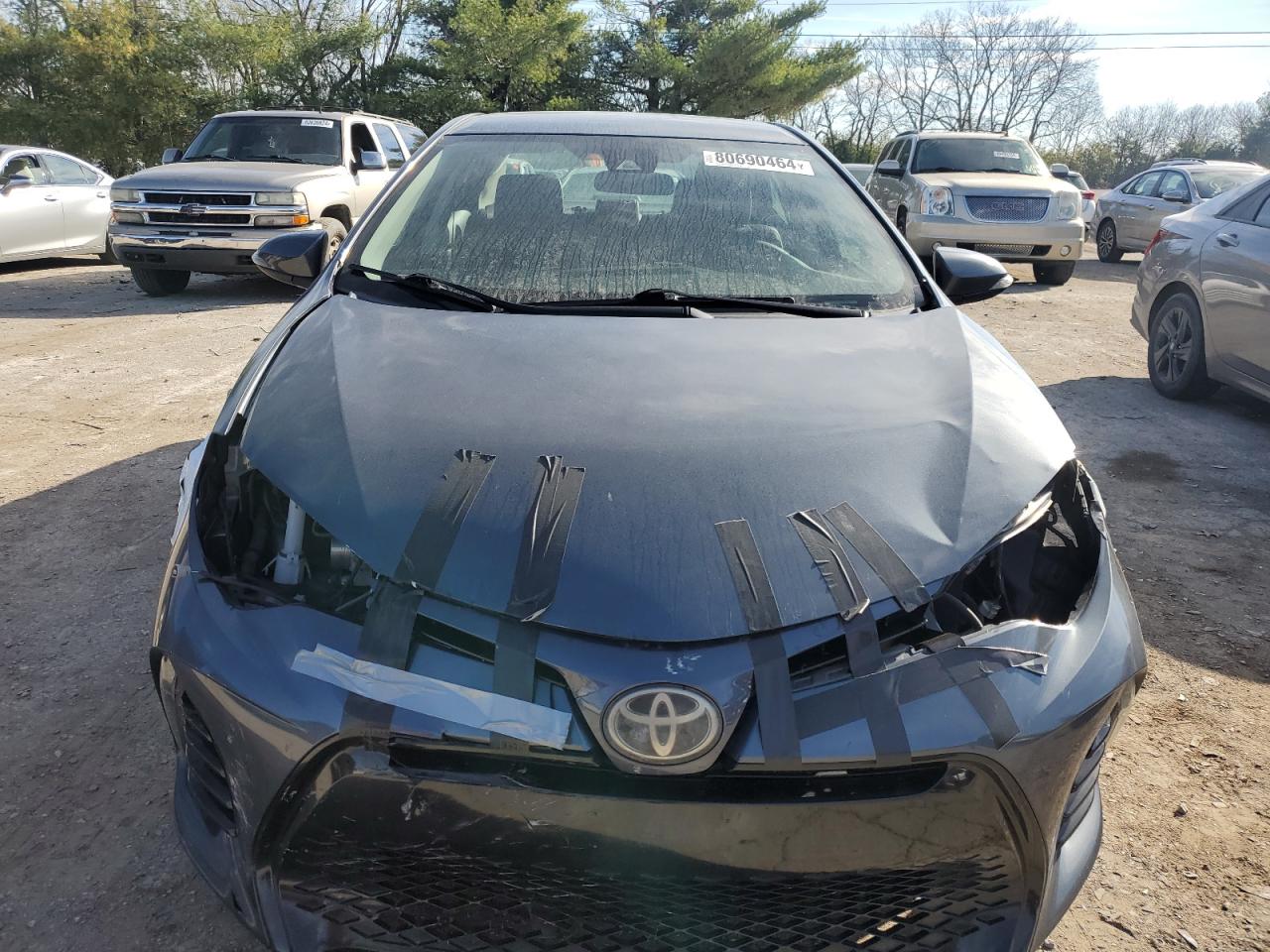 2017 Toyota Corolla VIN 2T1BURHE0HC836670 Copart auction photo, front end / frame damage damage thumbnail 5