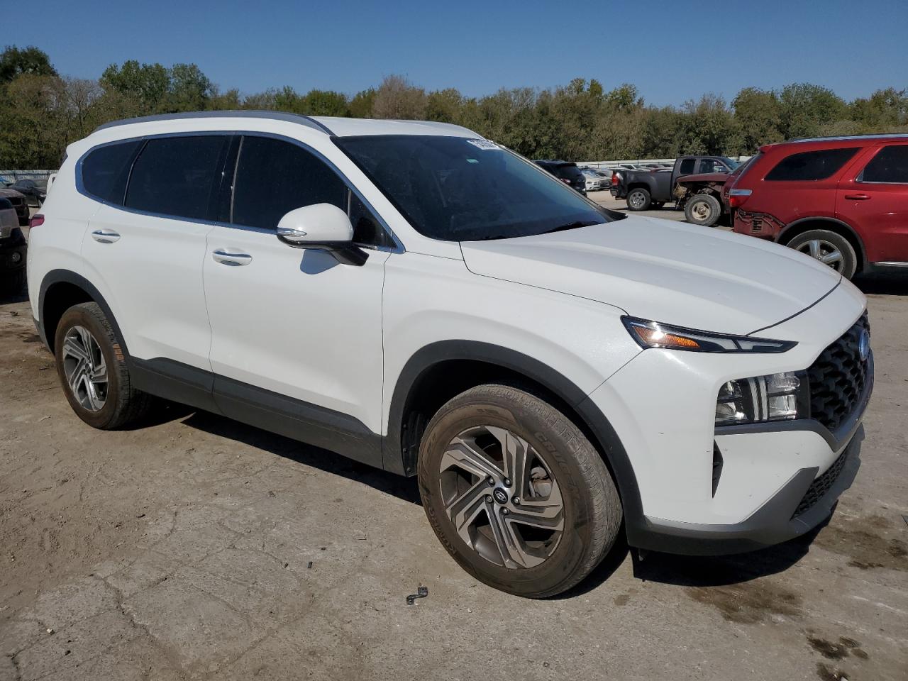 2023 Hyundai Santa Fe VIN 5NMS2DAJXPH534084 Copart auction photo, hail / minor dent/scratches damage thumbnail 4