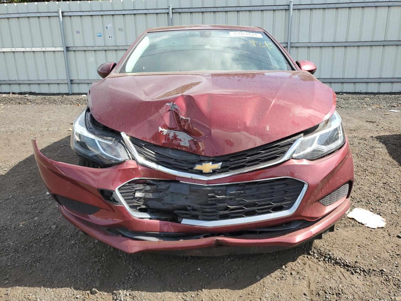 2016 Chevrolet Cruze VIN 1G1BE5SM0G7314233 Copart auction photo, front end / minor dent/scratches damage thumbnail 5