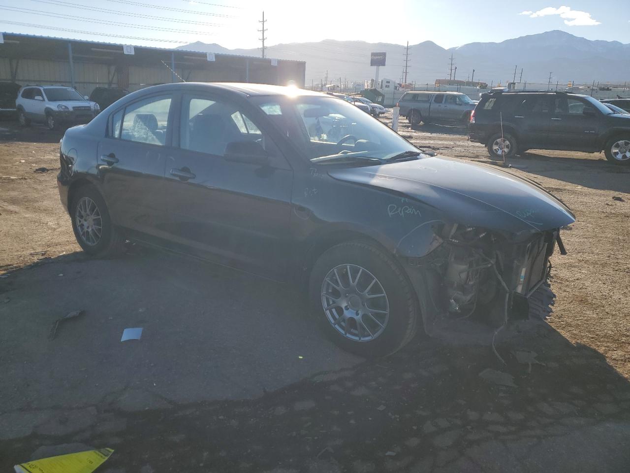 2009 Mazda 3 VIN JM1BK32F291216347 Copart auction photo, front end damage thumbnail 4