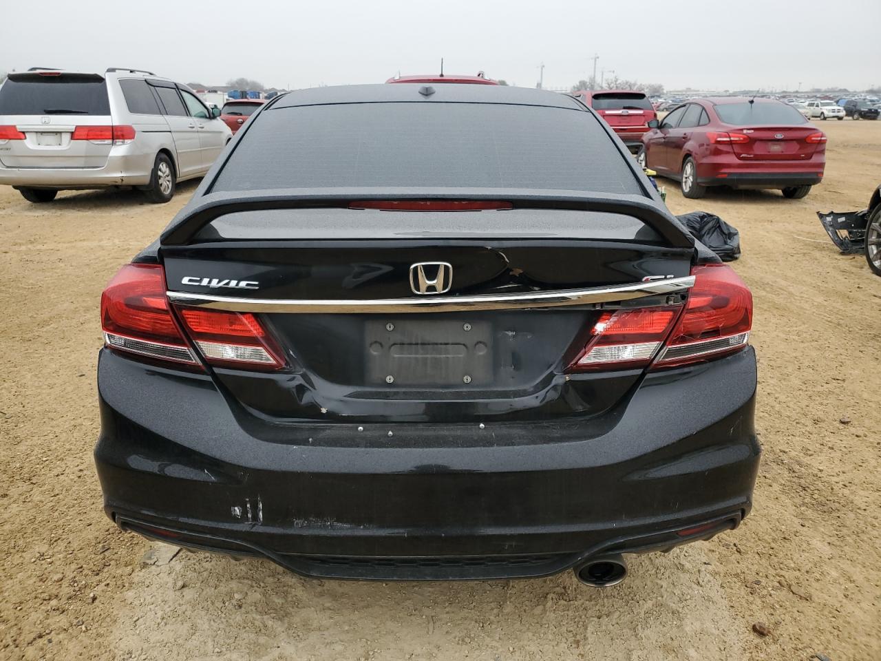 2013 Honda Civic VIN 2HGFB6E53DH705244 Copart auction photo, front end damage thumbnail 6