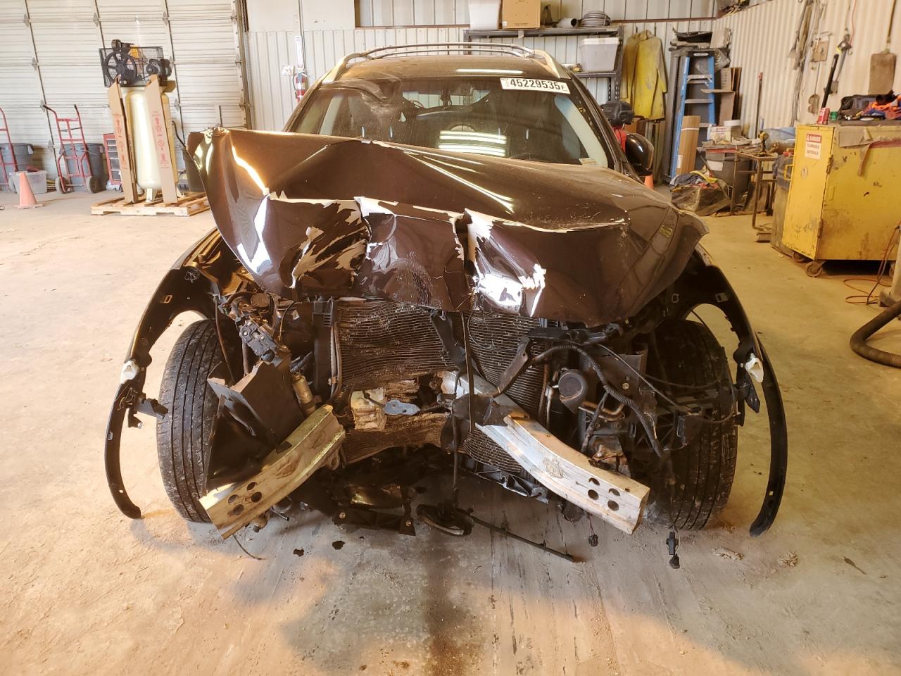2008 Infiniti EX VIN JNKAJ09F58M357458 Copart auction photo, front end / side damage thumbnail 5