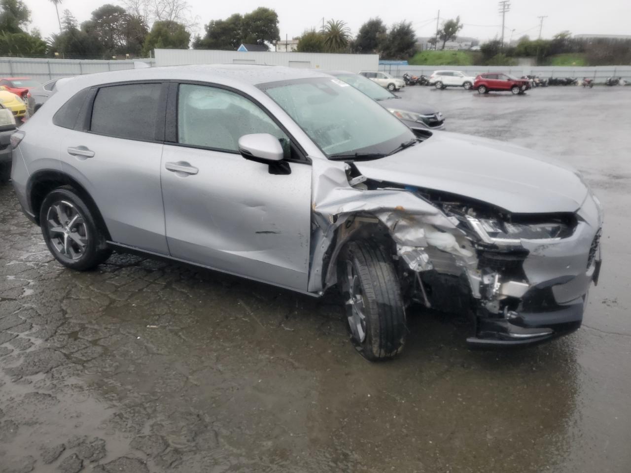 2023 Honda HR-V VIN 3CZRZ1H72PM727081 Copart auction photo, front end damage thumbnail 4