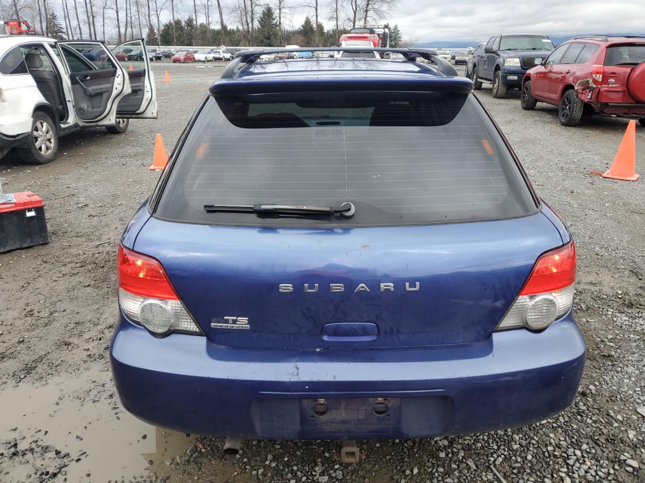 2004 Subaru Impreza VIN JF1GG65574H819988 Copart auction photo, front end / rear end damage thumbnail 6