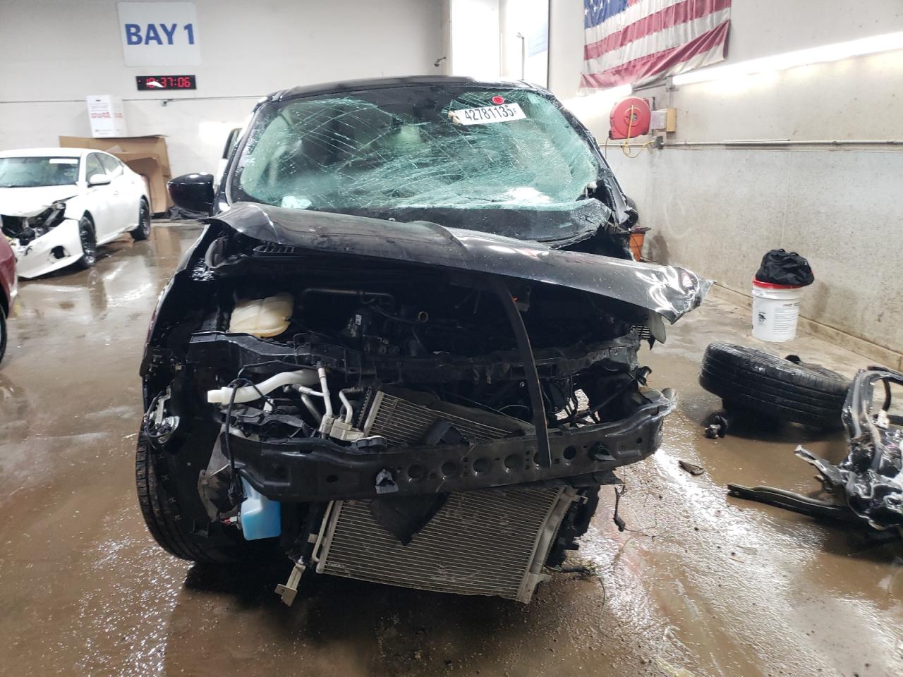 2016 Ford Escape VIN 1FMCU0G76GUB81060 Copart auction photo, all over damage thumbnail 5