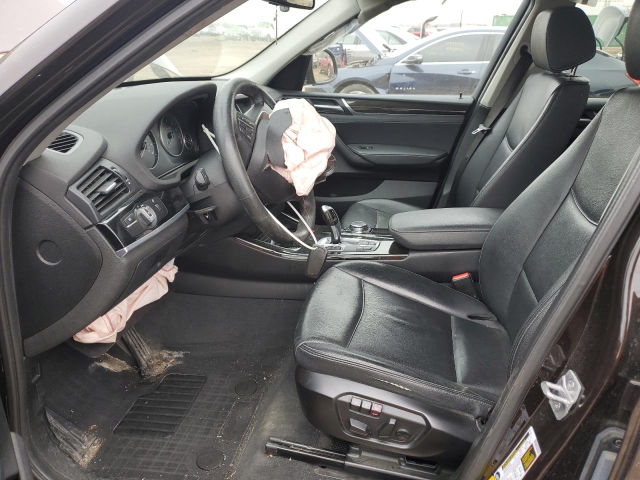 2016 BMW X3 VIN 5UXWX9C59G0D84504 Copart auction photo, front end damage thumbnail 7