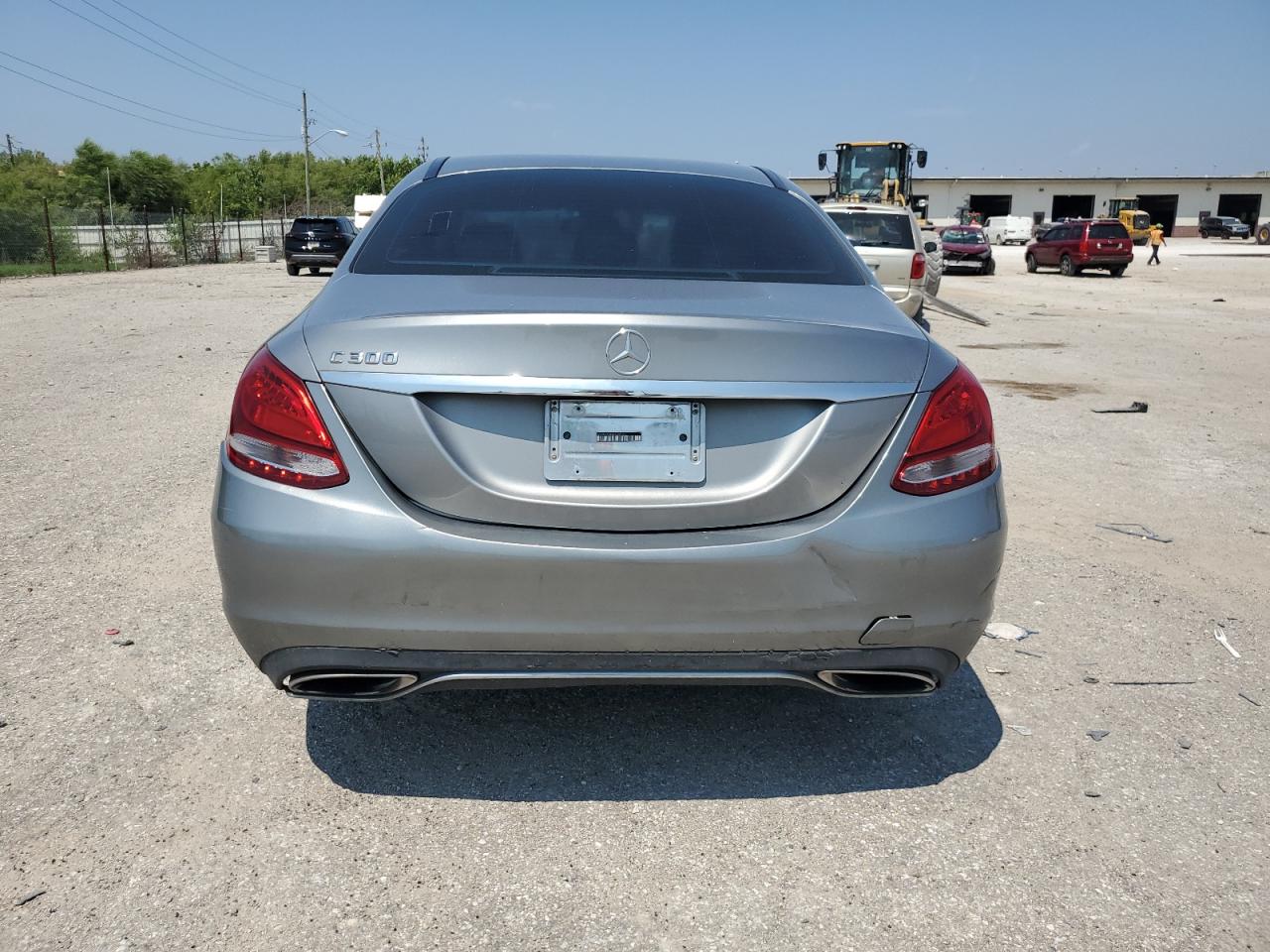 2015 Mercedes-Benz C-klasse VIN 55SWF4JB3FU046270 Copart auction photo, side / undercarriage damage thumbnail 6