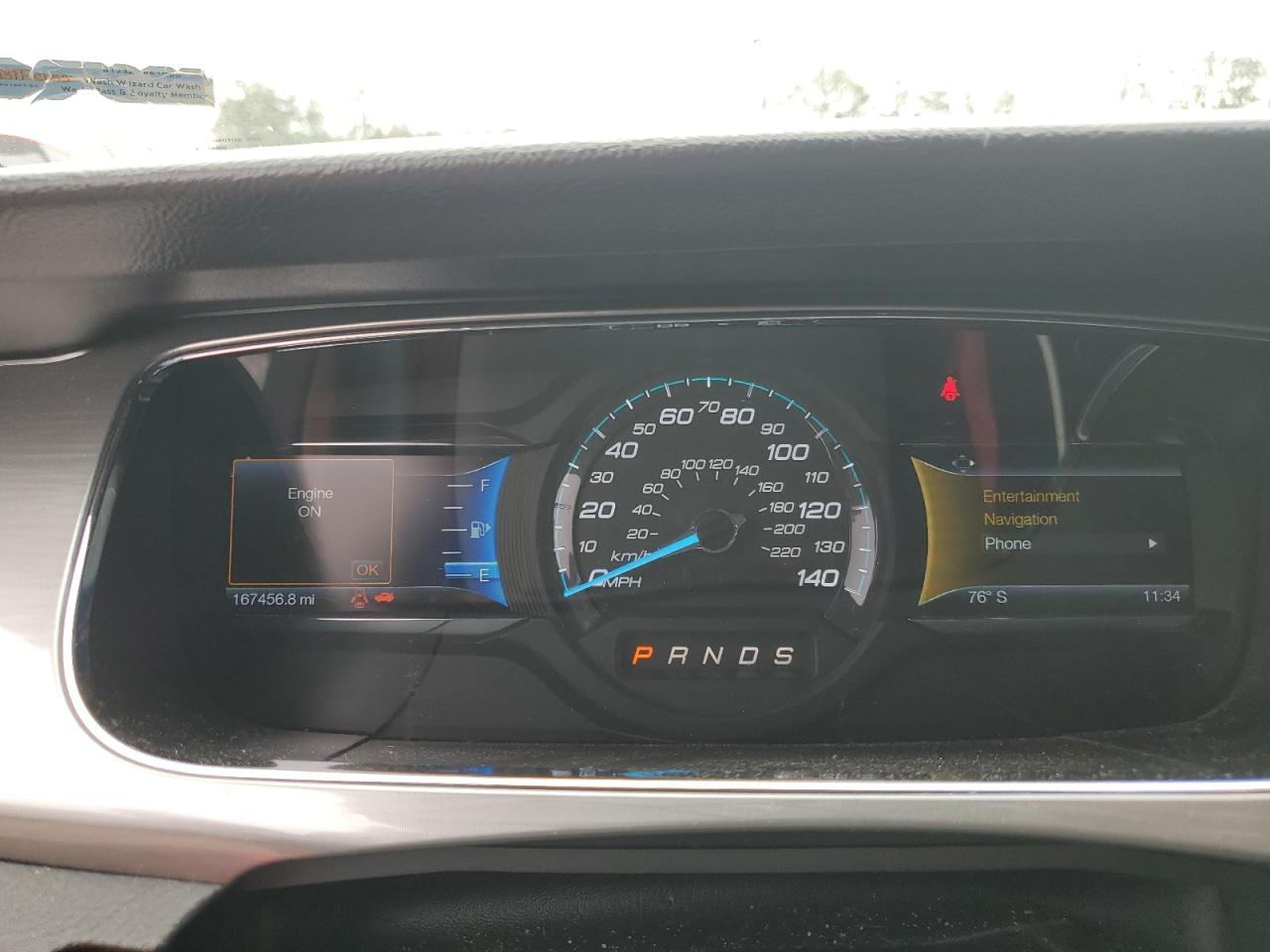 2014 Ford Taurus VIN 1FAHP2E88EG142299 Copart auction photo, front end / rear end damage thumbnail 9