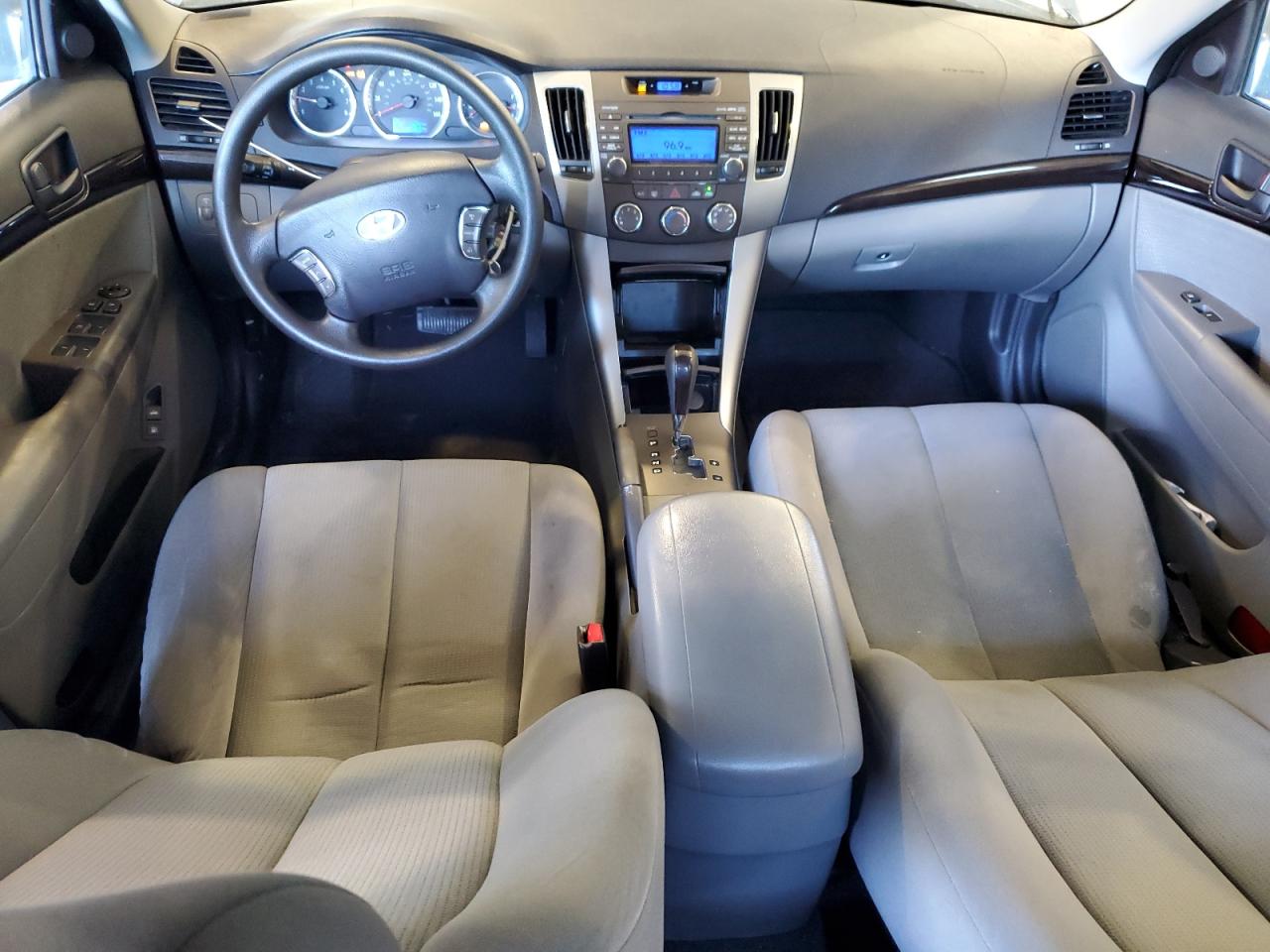 2009 Hyundai Sonata VIN 5NPET46C99H568124 Copart auction photo, front end / side damage thumbnail 8