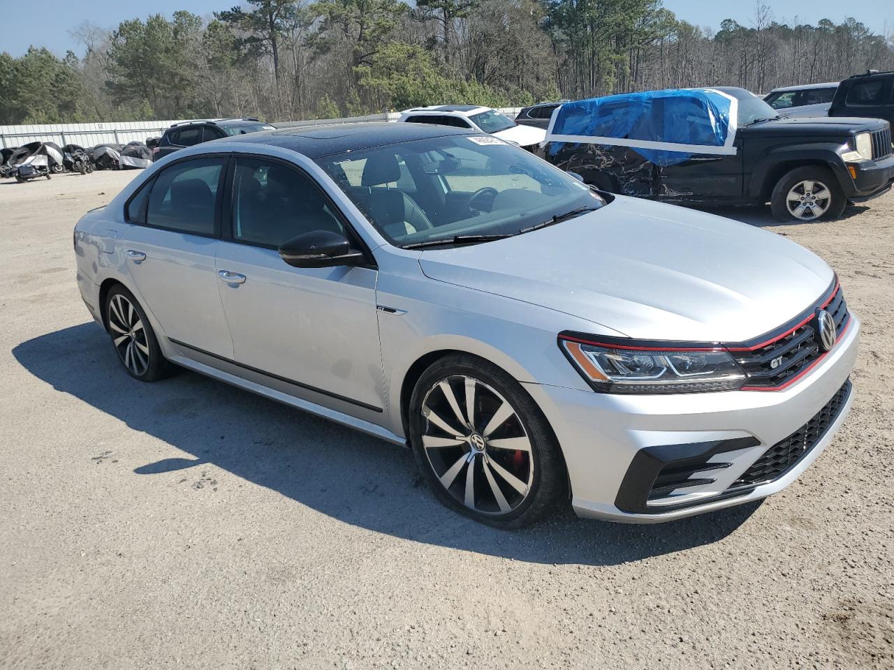 2018 Volkswagen Passat VIN 1VWJM7A39JC047602 Copart auction photo, undercarriage damage thumbnail 4