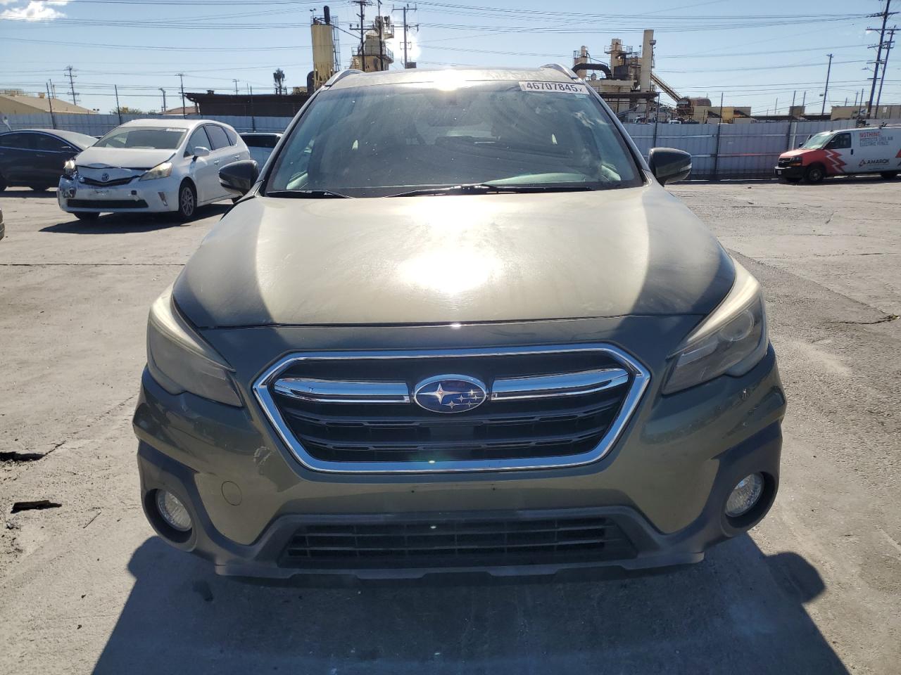 2018 Subaru Outback VIN 4S4BSETC9J3308740 Copart auction photo, front end / side damage thumbnail 5