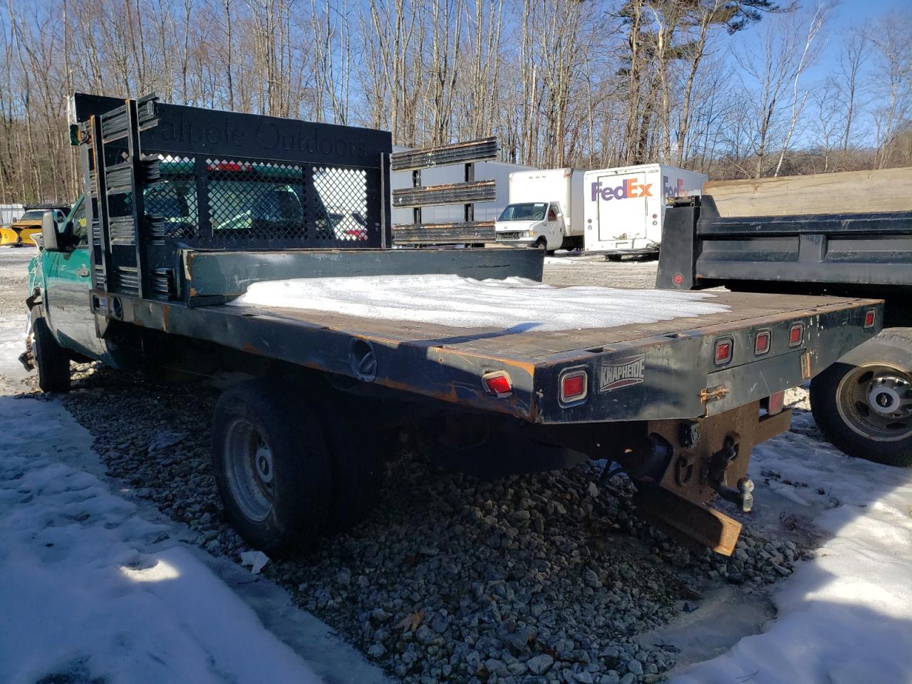 2013 Chevrolet Silverado VIN 1GB3CZCG1DF209904 Copart auction photo, front end / undercarriage damage thumbnail 2