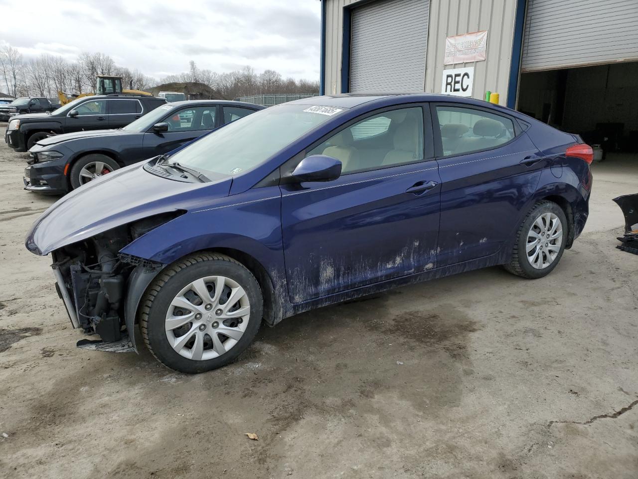 2013 Hyundai Elantra VIN 5NPDH4AE7DH198967