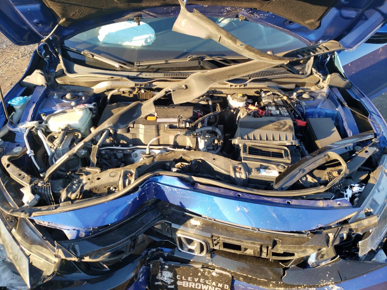 2020 Honda Civic VIN 2HGFC2F89LH586614 Copart auction photo, front end damage thumbnail 11