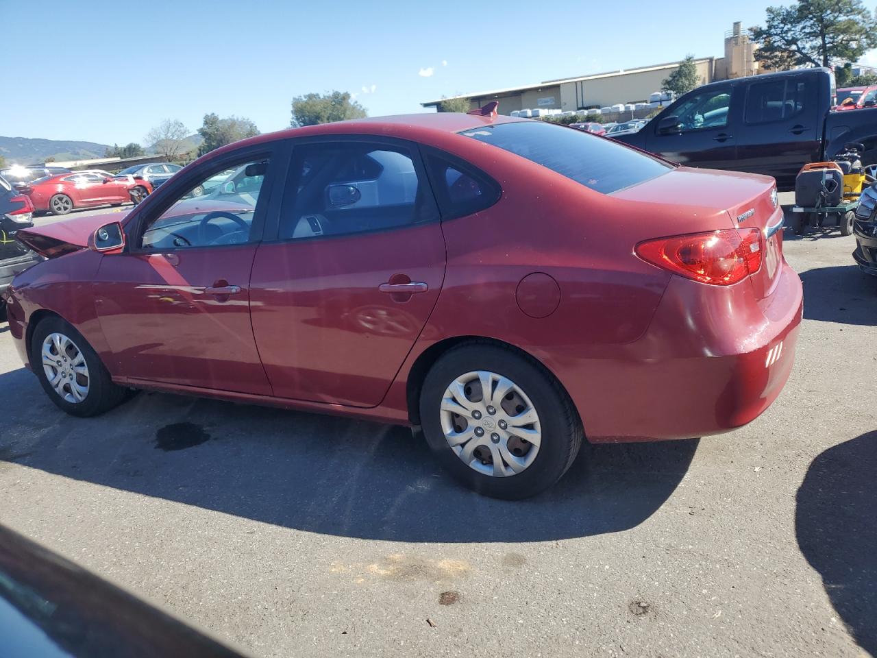 2010 Hyundai Elantra VIN KMHDU4ADXAU198798 Copart auction photo, front end damage thumbnail 2