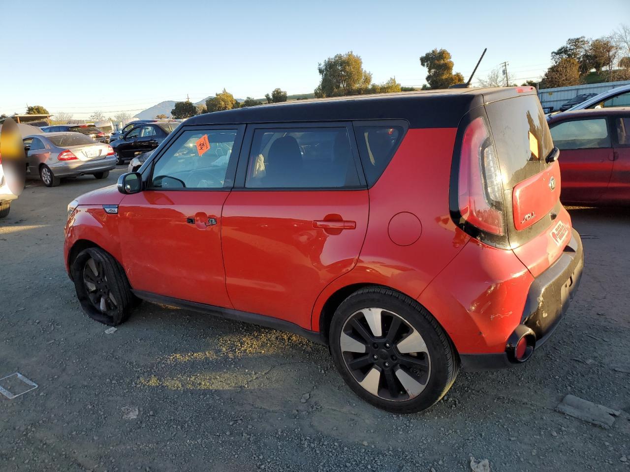 2016 KIA Soul VIN KNDJP3A51G7294781 Copart auction photo, vandalism damage thumbnail 2