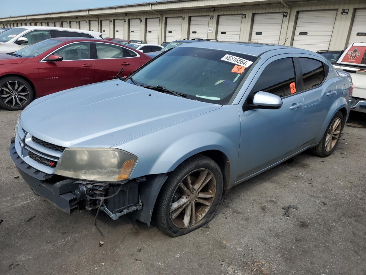 2013 Dodge Avenger VIN 1C3CDZCG0DN772865 - Copart auction photo
