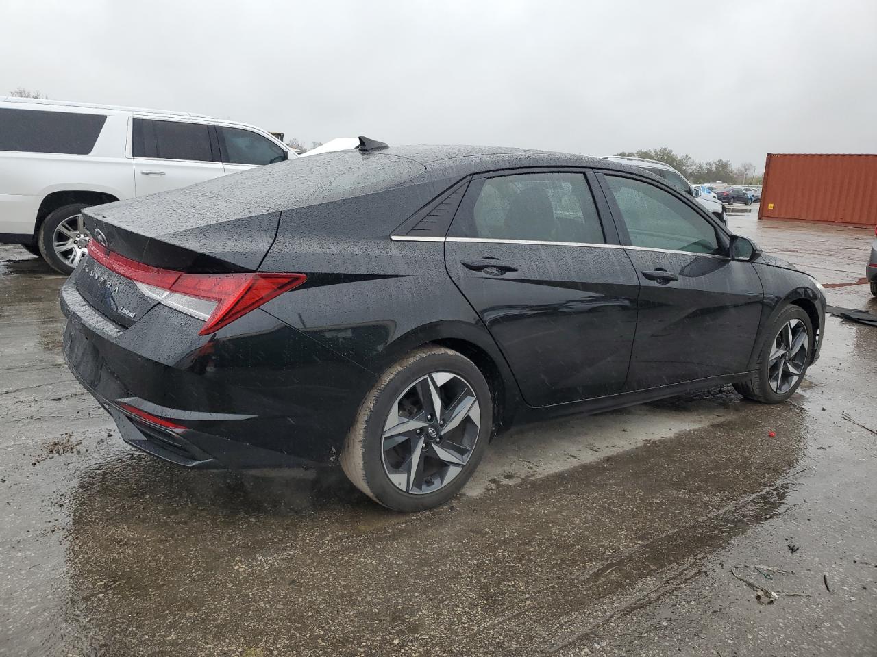 2023 Hyundai Elantra VIN 5NPLP4AGXPH109557 Copart auction photo, side damage thumbnail 3