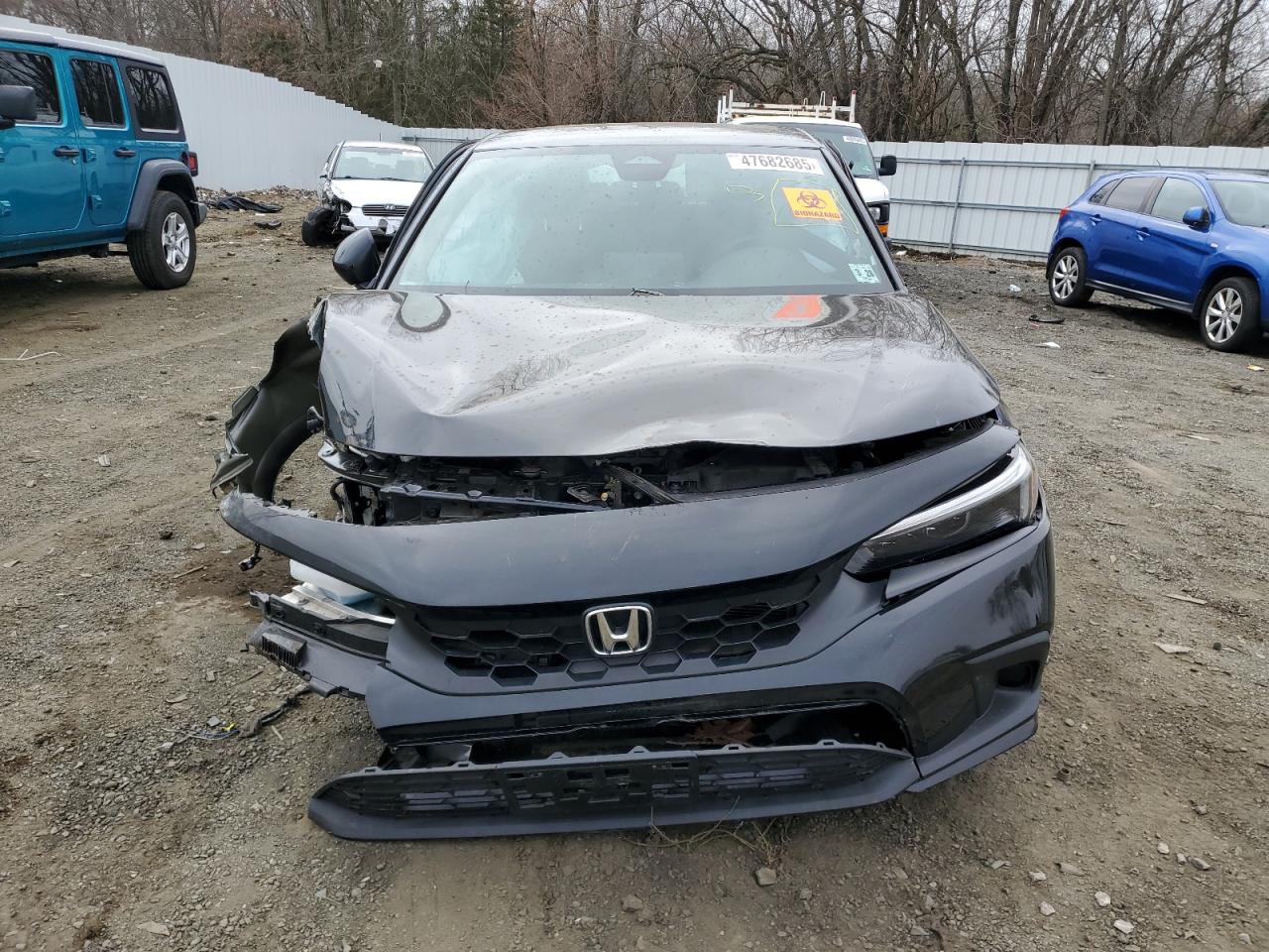 2023 Honda Civic VIN 19XFL2H83PE007243 Copart auction photo, front end / side damage thumbnail 5