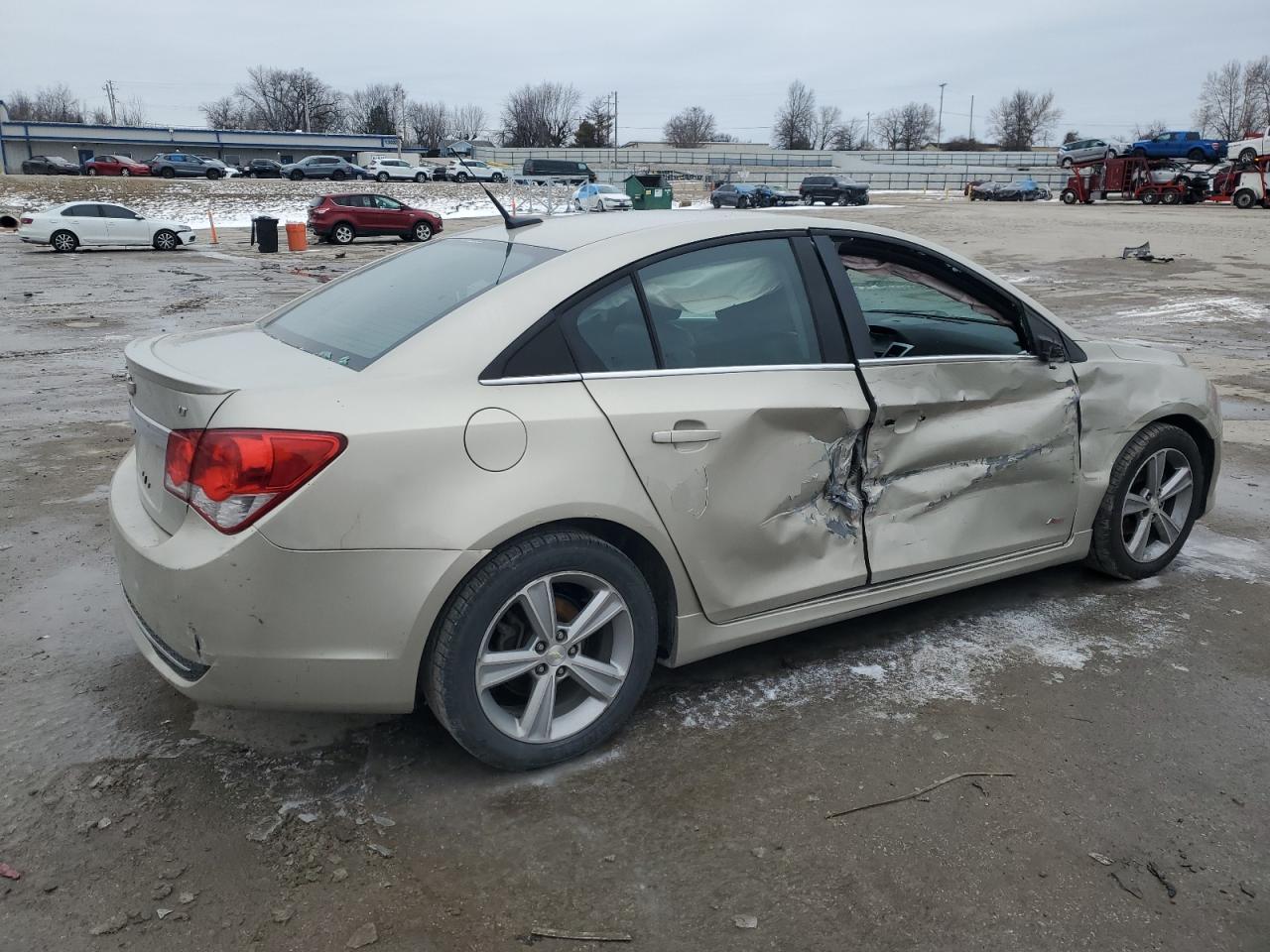 2013 Chevrolet Cruze VIN 1G1PE5SB0D7173695 Copart auction photo, side damage thumbnail 3