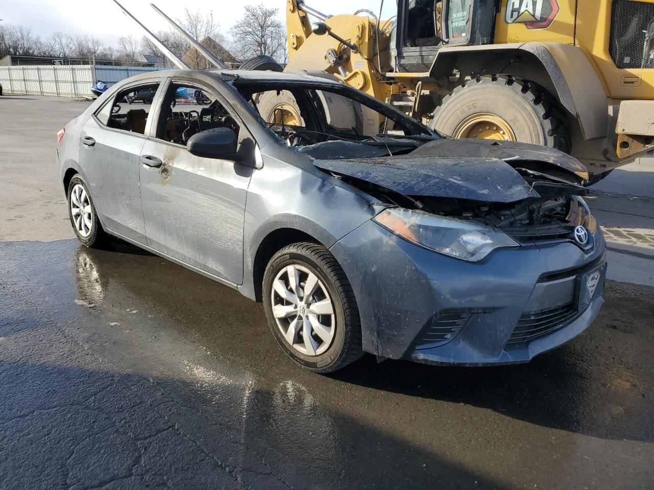 2016 Toyota Corolla VIN 2T1BURHEXGC680314 Copart auction photo, burn damage thumbnail 4