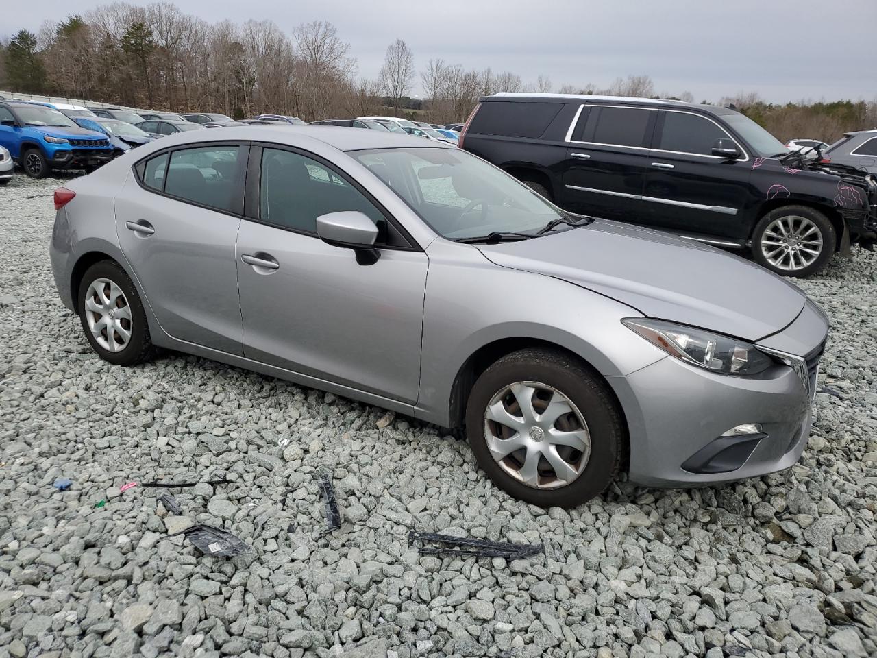 2015 Mazda 3 VIN 3MZBM1U77FM232401 Copart auction photo, rear end / front end damage thumbnail 4