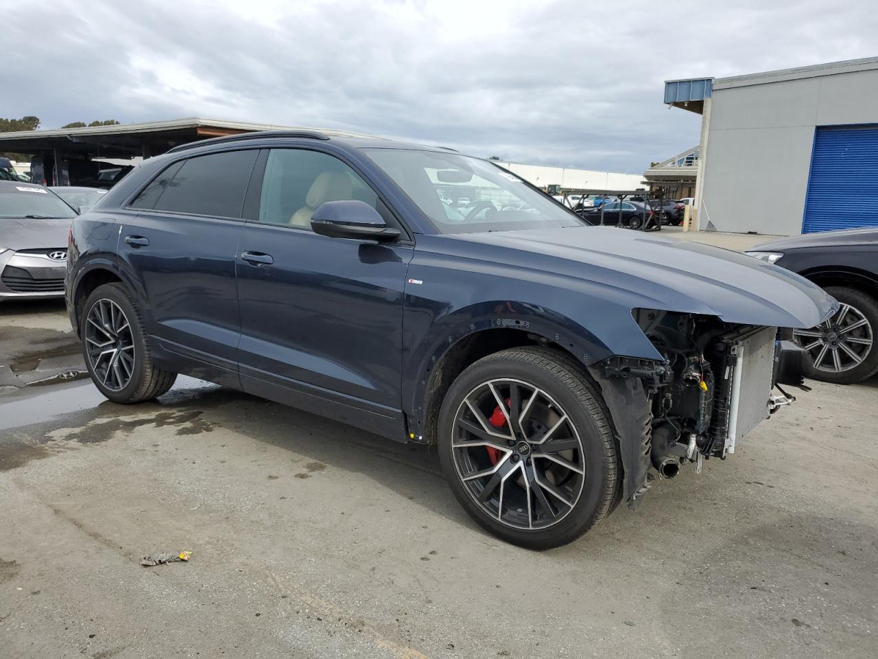 2023 Audi Q8 VIN WA1EVBF16PD041653 Copart auction photo, front end damage thumbnail 4