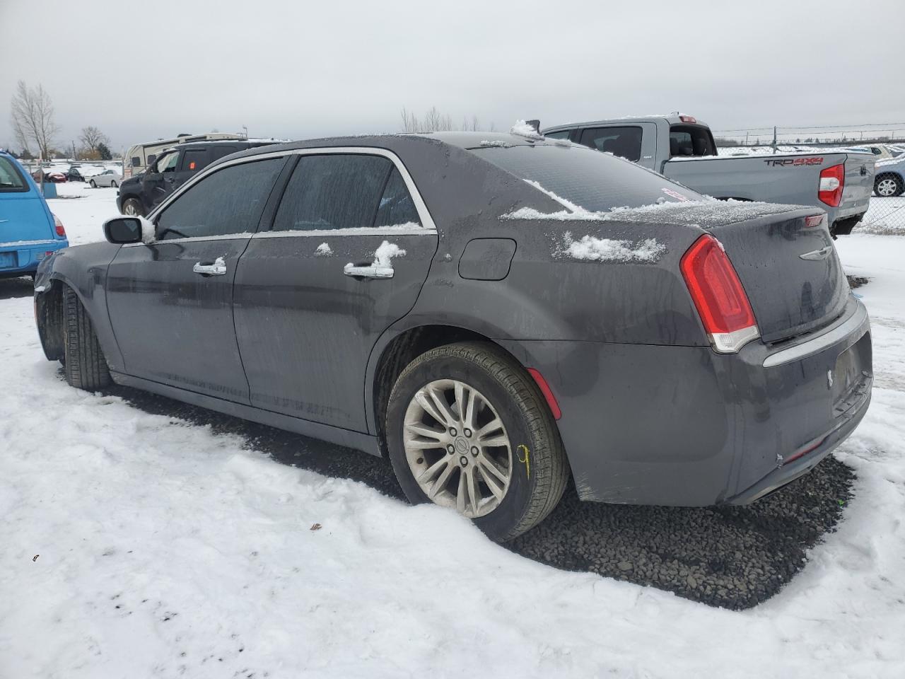 2015 Chrysler 300 VIN 2C3CCAET3FH802449 Copart auction photo, front end / side damage thumbnail 2