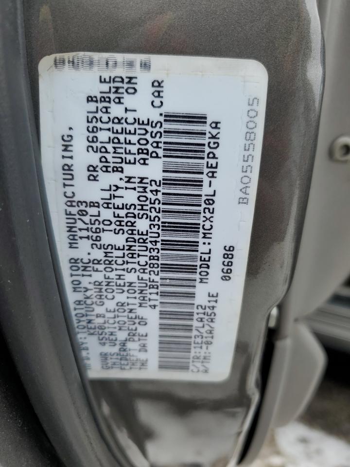 2004 Toyota Avalon VIN 4T1BF28B34U352542 Copart auction photo, front end / minor dent/scratches damage thumbnail 14