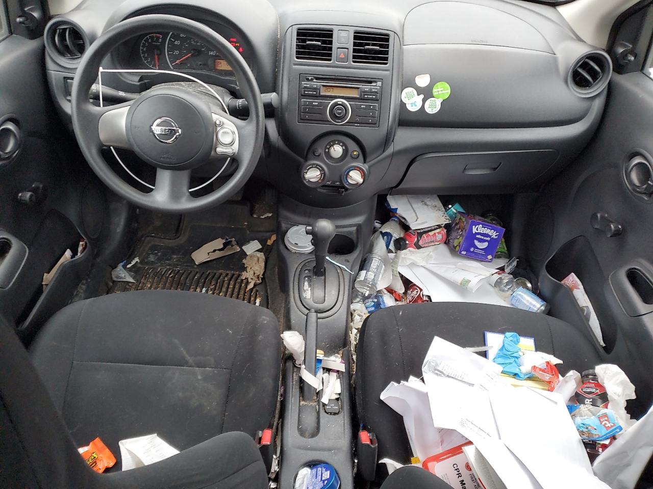 2014 Nissan Versa VIN 3N1CN7AP6EL840042 Copart auction photo, rear end damage thumbnail 8