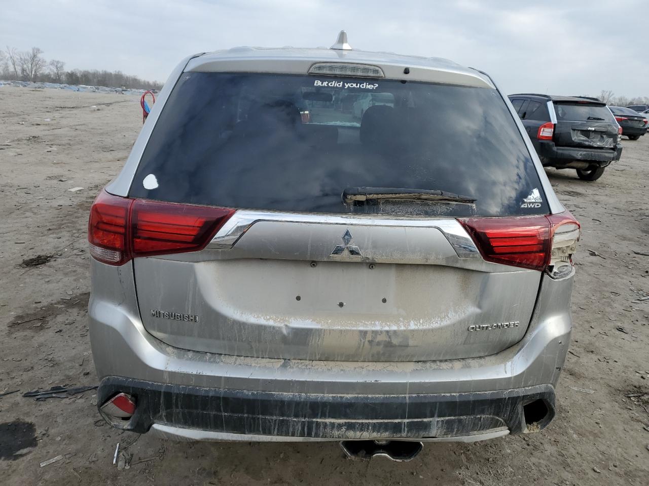 2018 Mitsubishi Outlander VIN JA4AZ3A37JZ061793 Copart auction photo, front end / rear end damage thumbnail 6