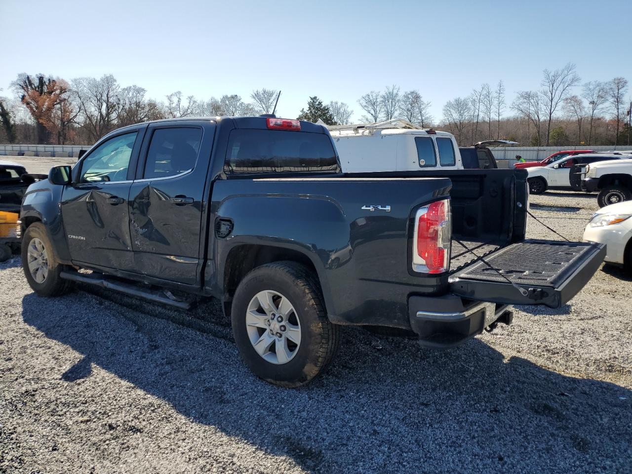 2017 GMC Canyon VIN 1GTG6CEN6H1154611 Copart auction photo, front end / side damage thumbnail 2