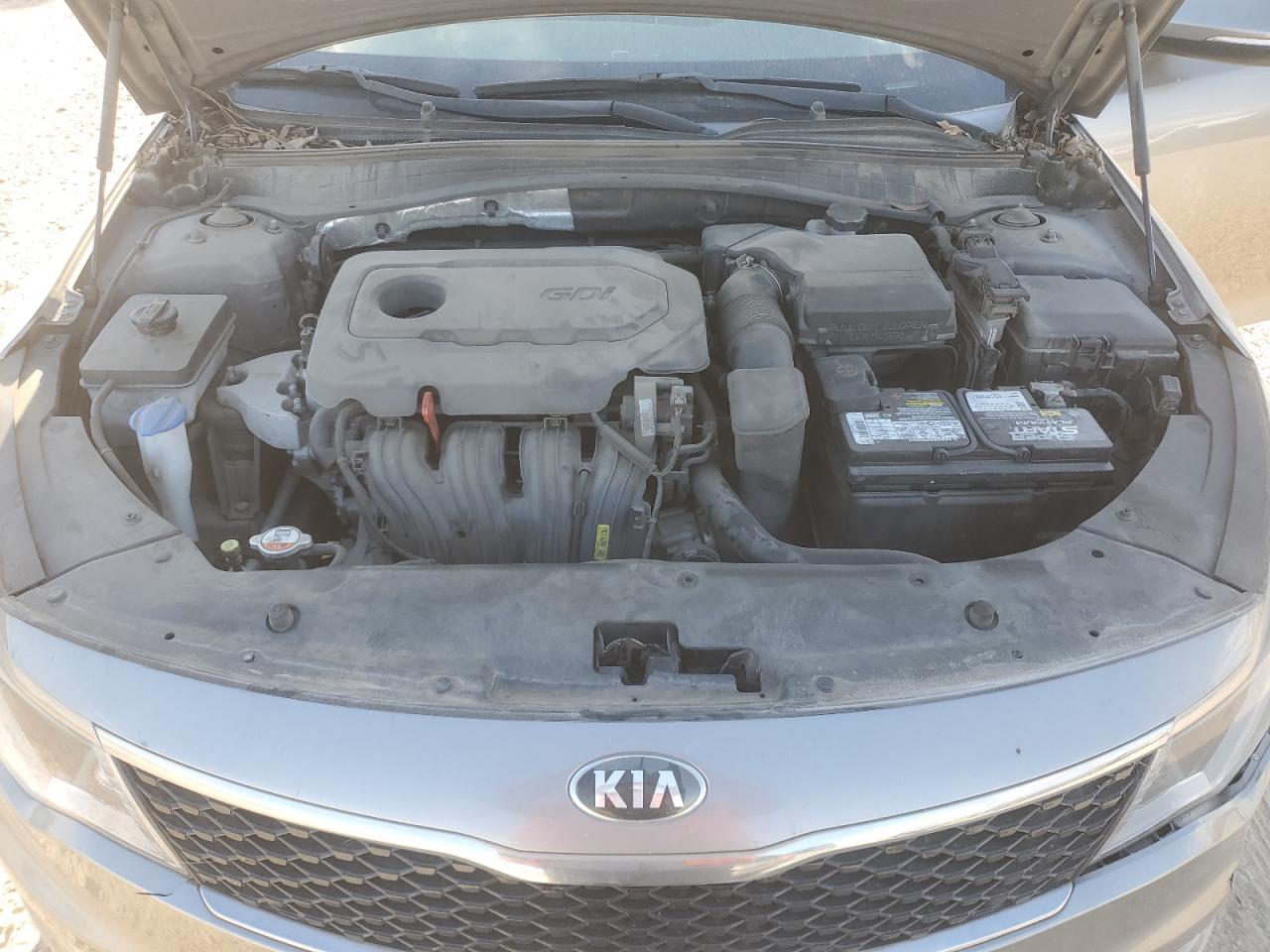 2016 KIA Optima VIN 5XXGT4L32GG083152 Copart auction photo, front end / side damage thumbnail 11