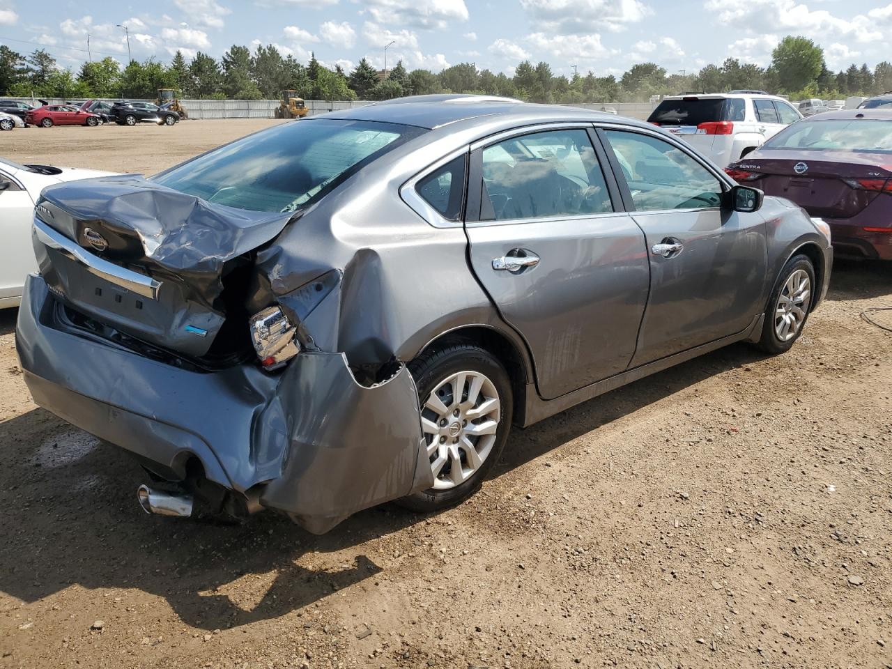 2014 Nissan Altima VIN 1N4AL3AP9EC137653 Copart auction photo, rear end damage thumbnail 3