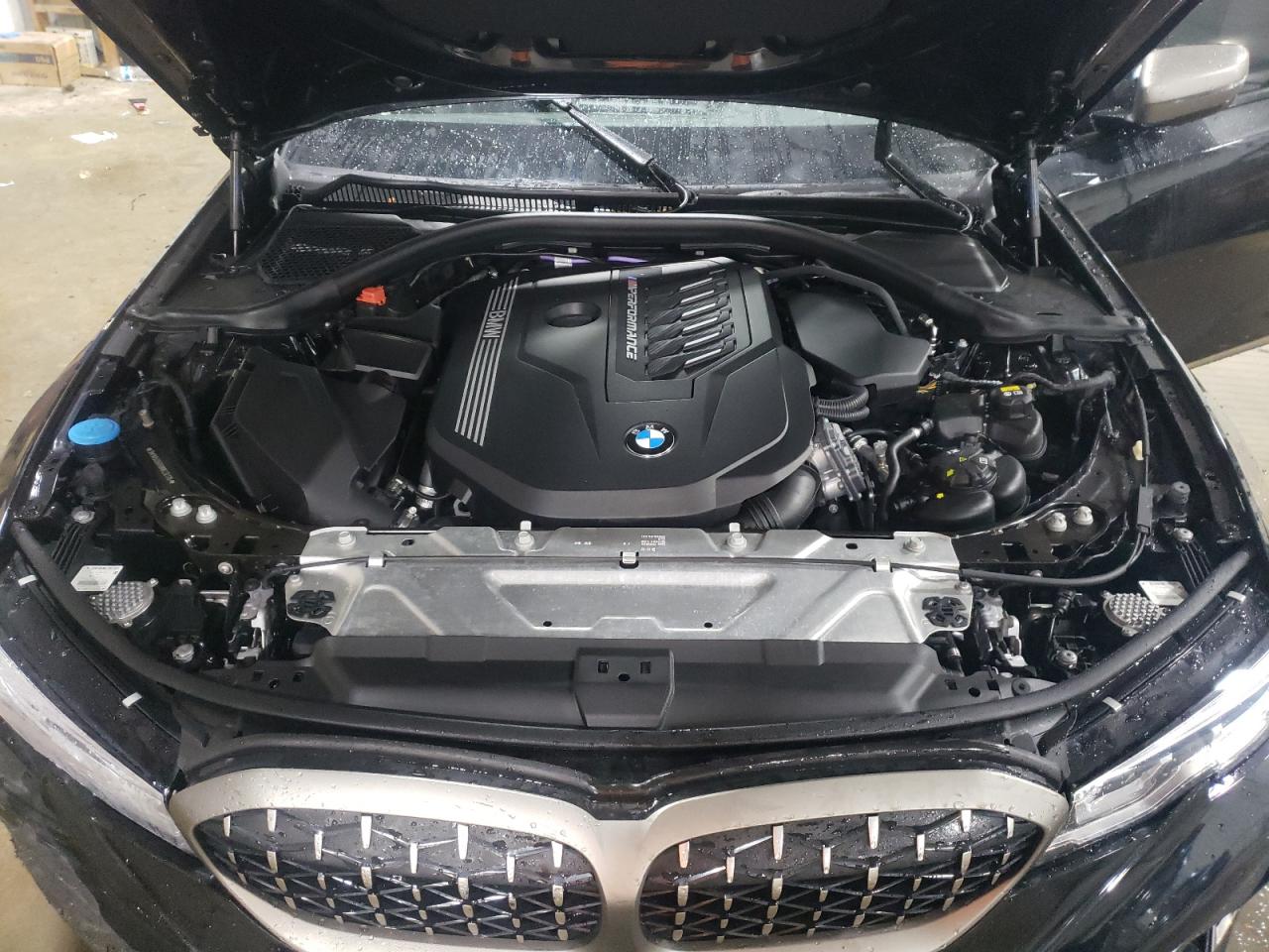 2022 BMW M3 VIN 3MW5U9J00N8C32315 Copart auction photo, all over damage thumbnail 11