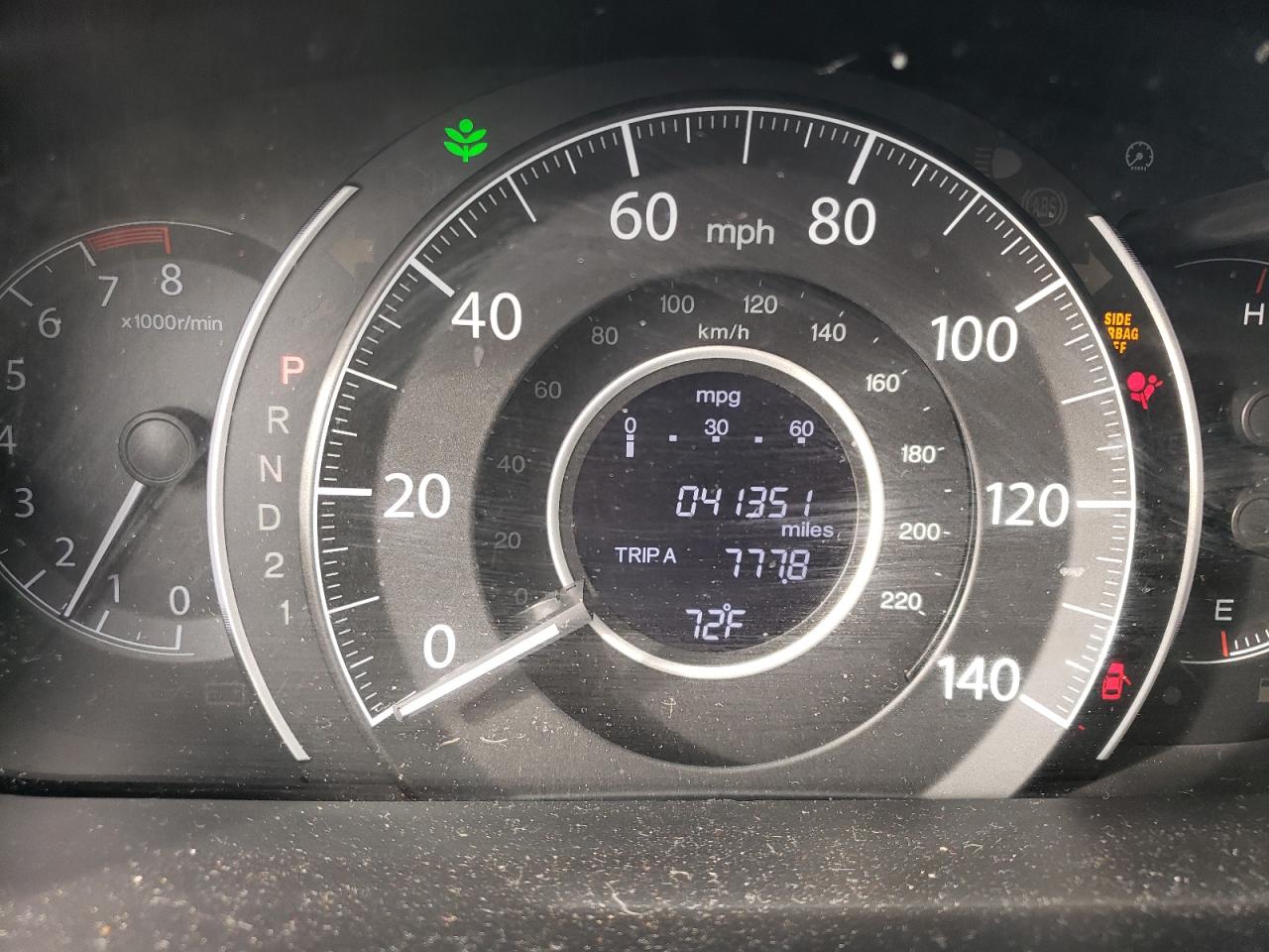 2014 Honda CR-V VIN 2HKRM3H5XEH518382 Copart auction photo, side damage thumbnail 9