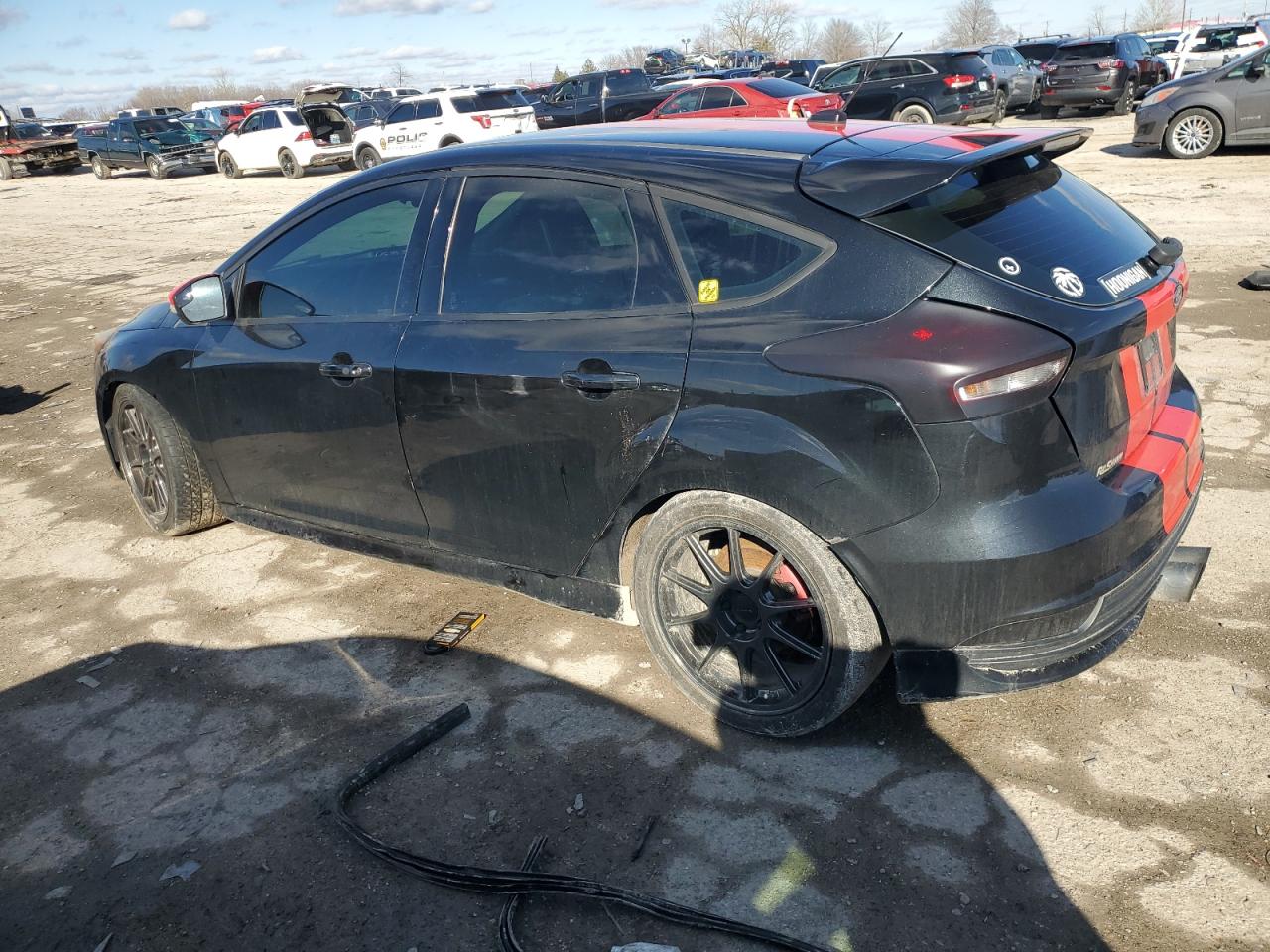 2015 Ford Focus VIN 1FADP3L94FL216438 Copart auction photo, rear end / front end damage thumbnail 2