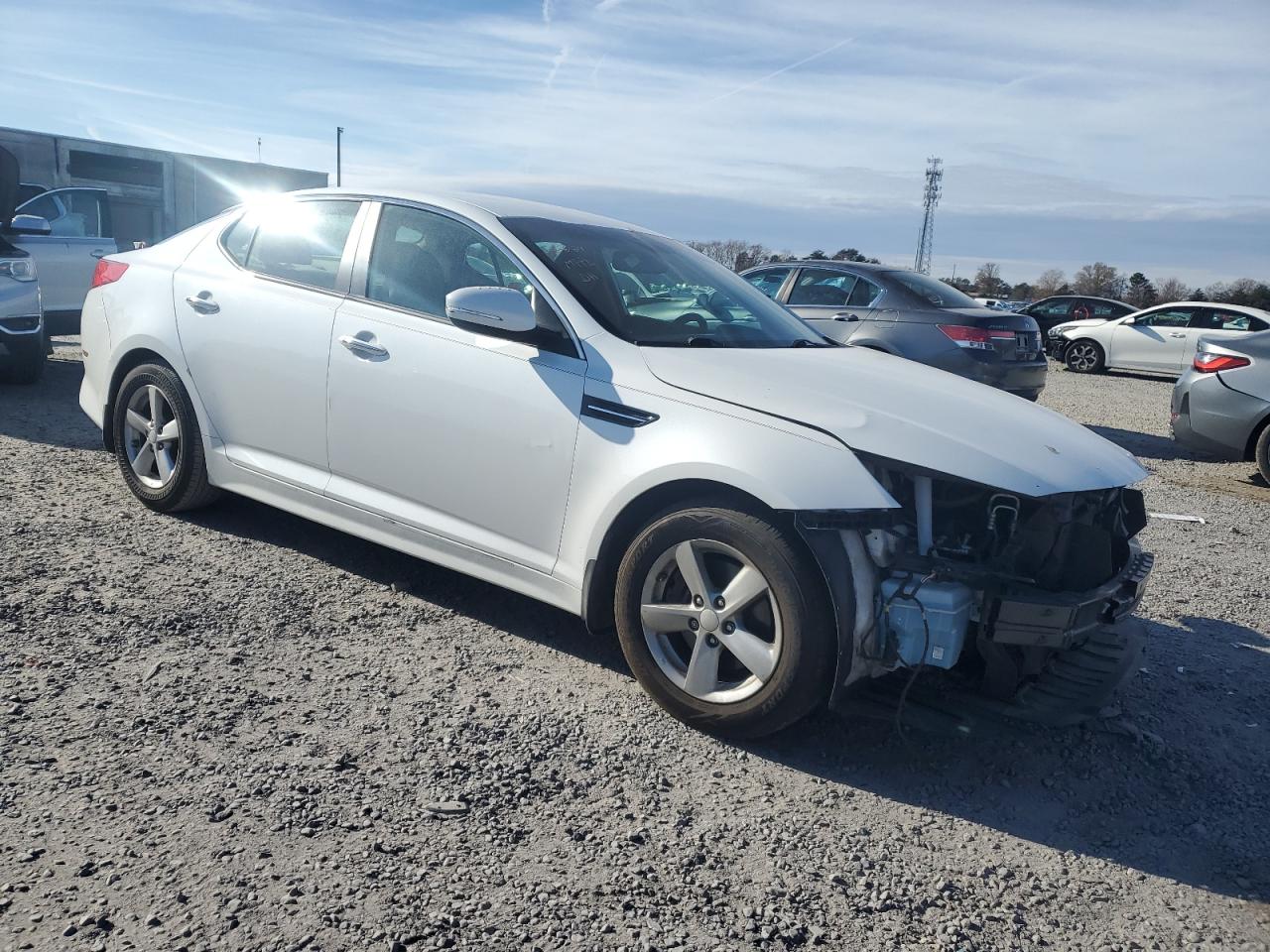 2014 KIA Optima VIN 5XXGM4A78EG318704 Copart auction photo, front end damage thumbnail 4