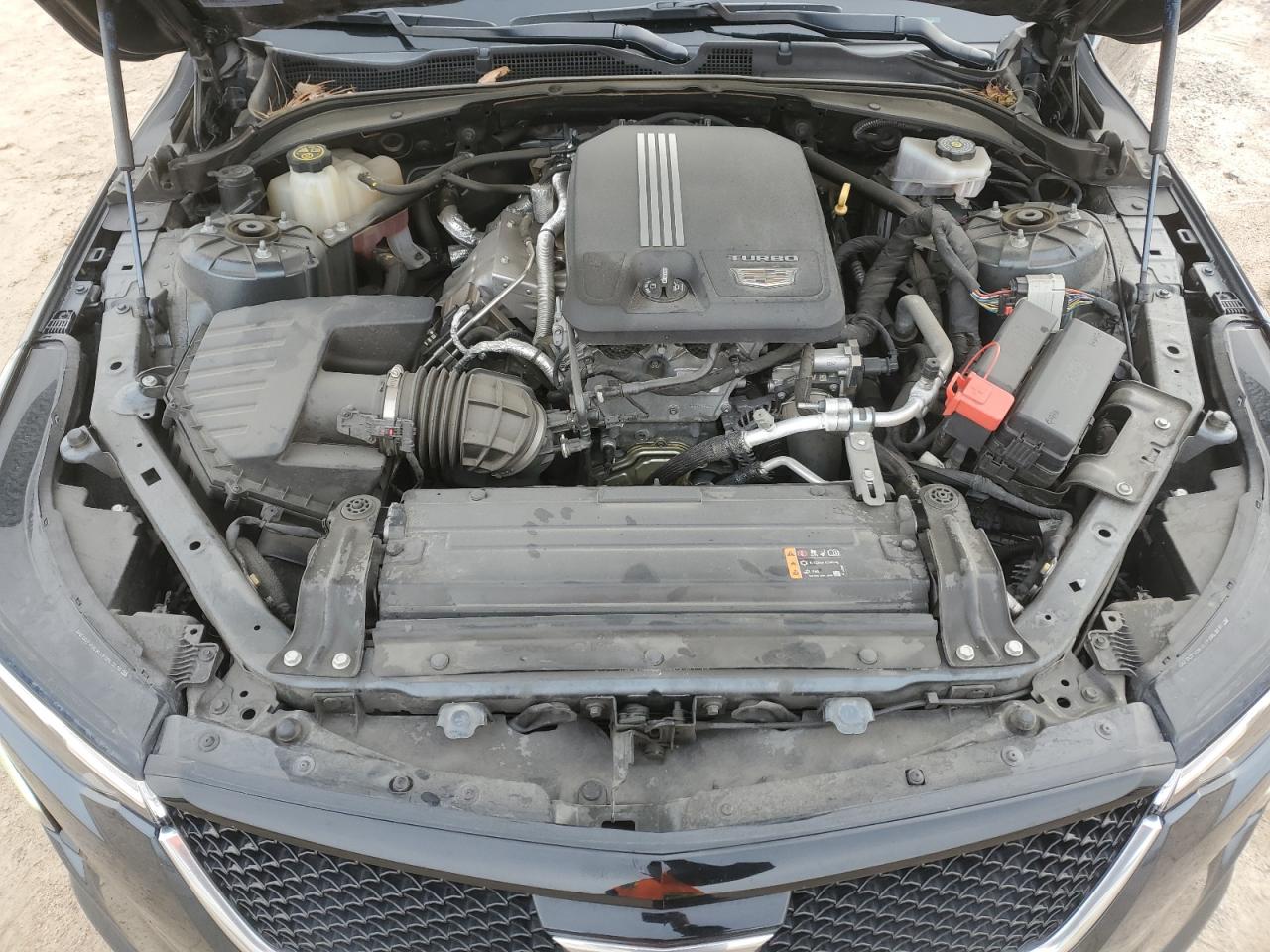 2021 Cadillac CT4 VIN 1G6DC5RK7M0111969 Copart auction photo, side / minor dent/scratches damage thumbnail 12