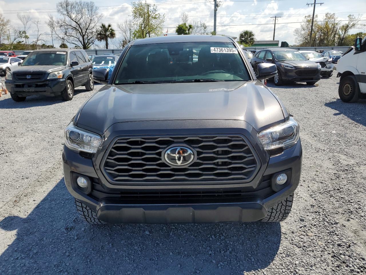 2021 Toyota Tacoma VIN 3TYCZ5AN0MT012876 Copart auction photo, rear end damage thumbnail 5