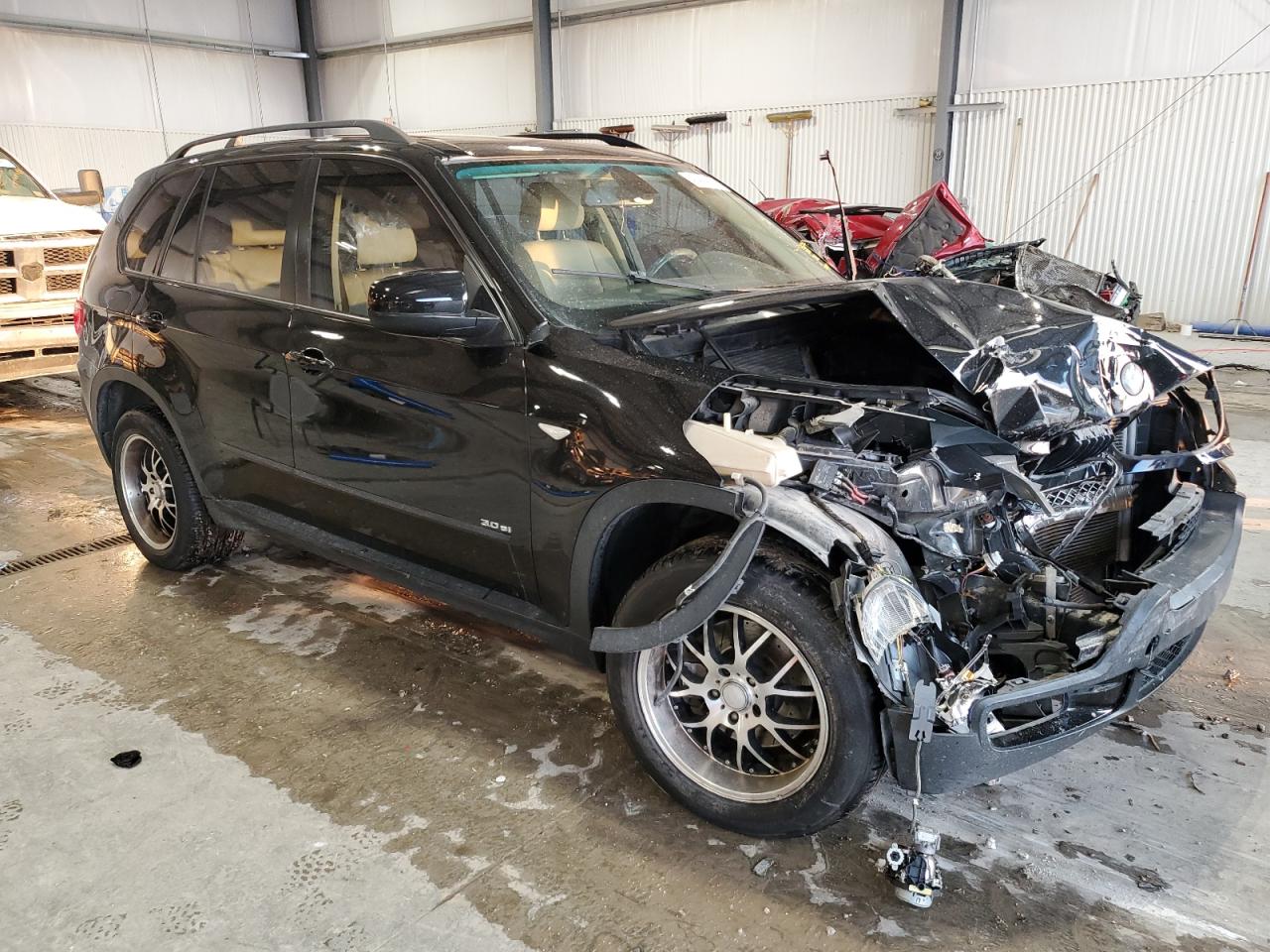 2007 BMW X5 VIN 5UXFE43567L010811 Copart auction photo, front end damage thumbnail 4