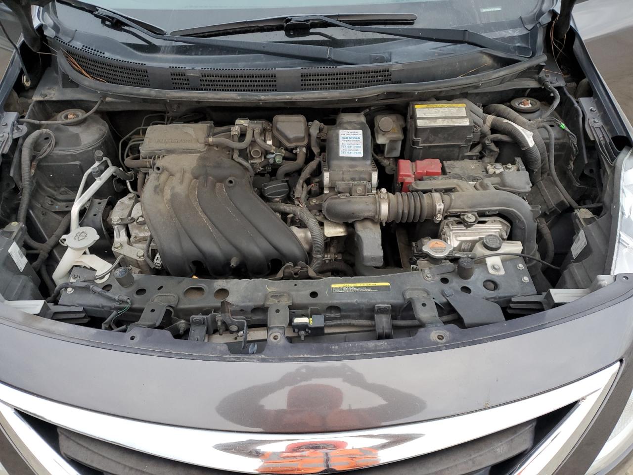 2015 Nissan Versa VIN 3N1CN7APXFL940968 Copart auction photo, rear end / minor dent/scratches damage thumbnail 13