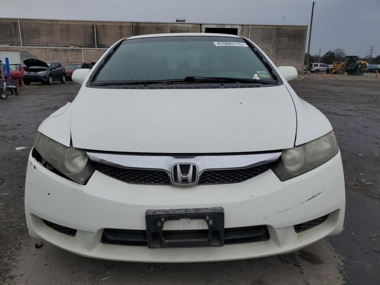 2011 Honda Civic VIN 2HGFA1F59BH310020 Copart auction photo, front end / minor dent/scratches damage thumbnail 5