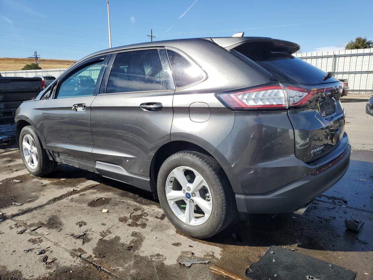 2017 Ford Edge VIN 2FMPK4G93HBB37251 Copart auction photo, front end damage thumbnail 2