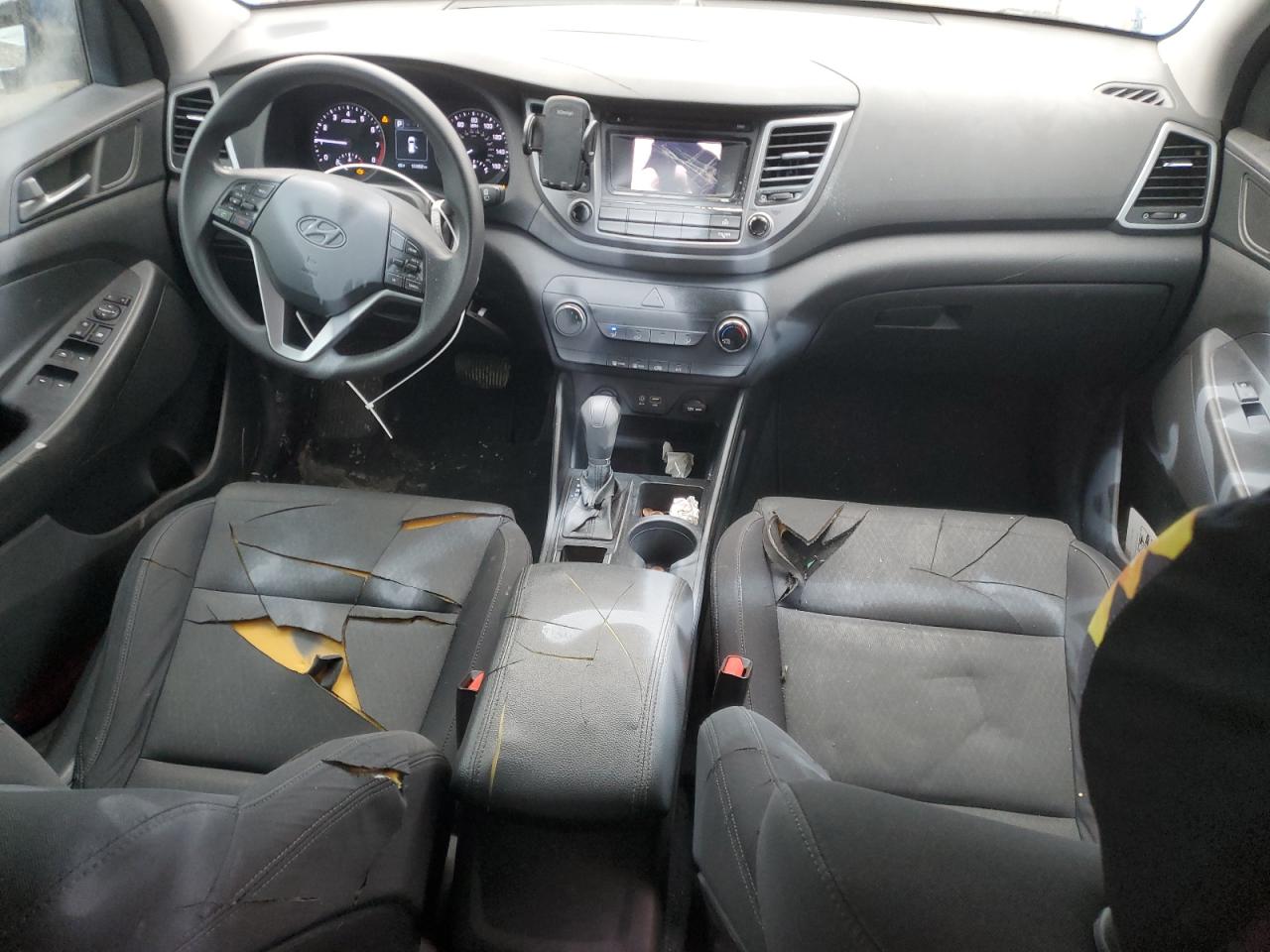 2017 Hyundai Tucson VIN KM8J33A48HU501779 Copart auction photo, vandalism damage thumbnail 8