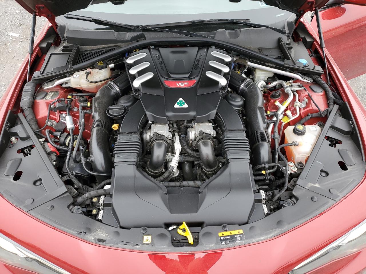 2017 Alfa Romeo Giulia VIN ZARFAEAV5H7536319 Copart auction photo, side / mechanical damage thumbnail 11