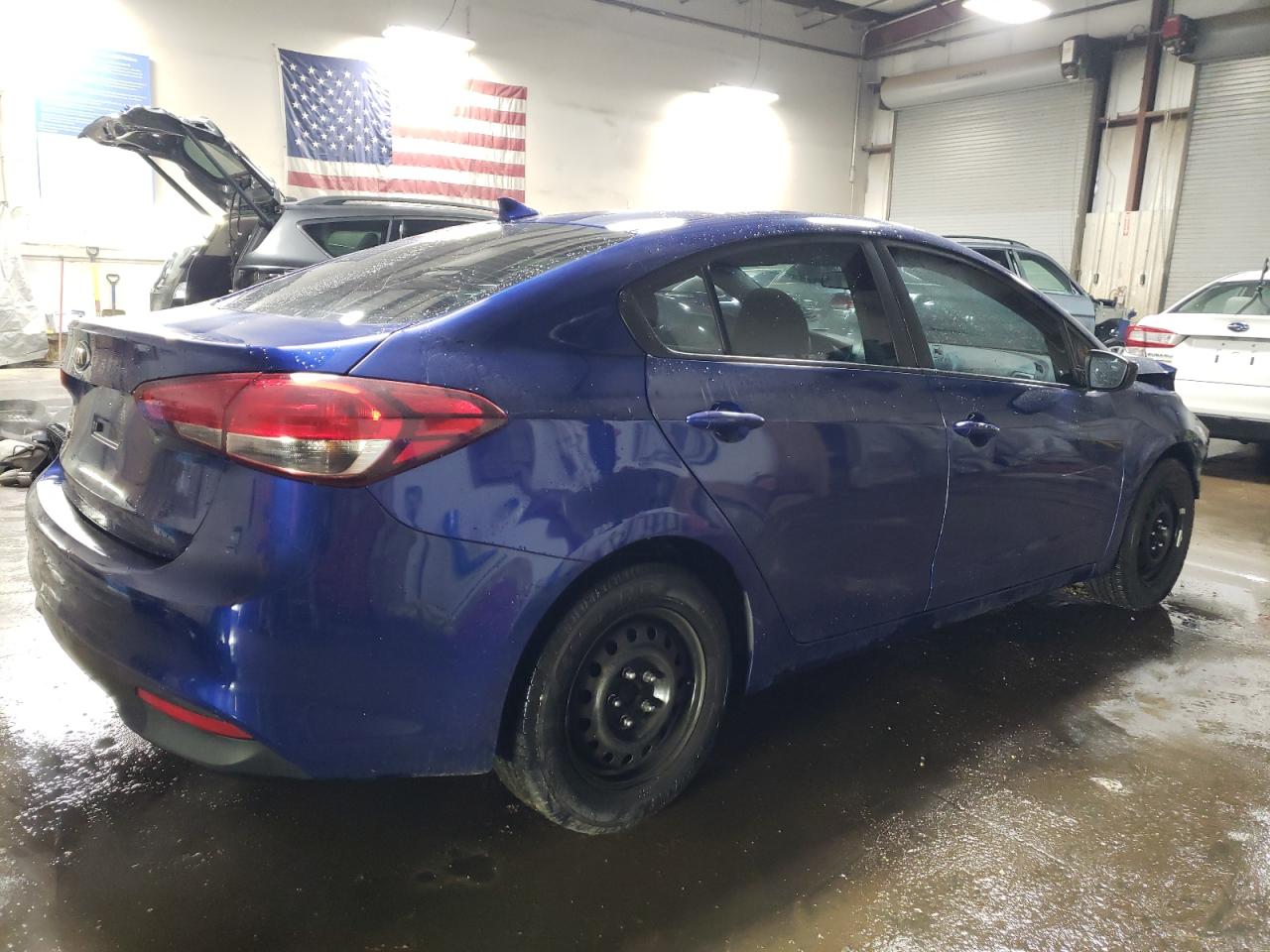2017 KIA Forte VIN 3KPFL4A74HE040802 Copart auction photo, front end damage thumbnail 3